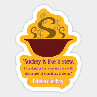 Society Stew Sticker
